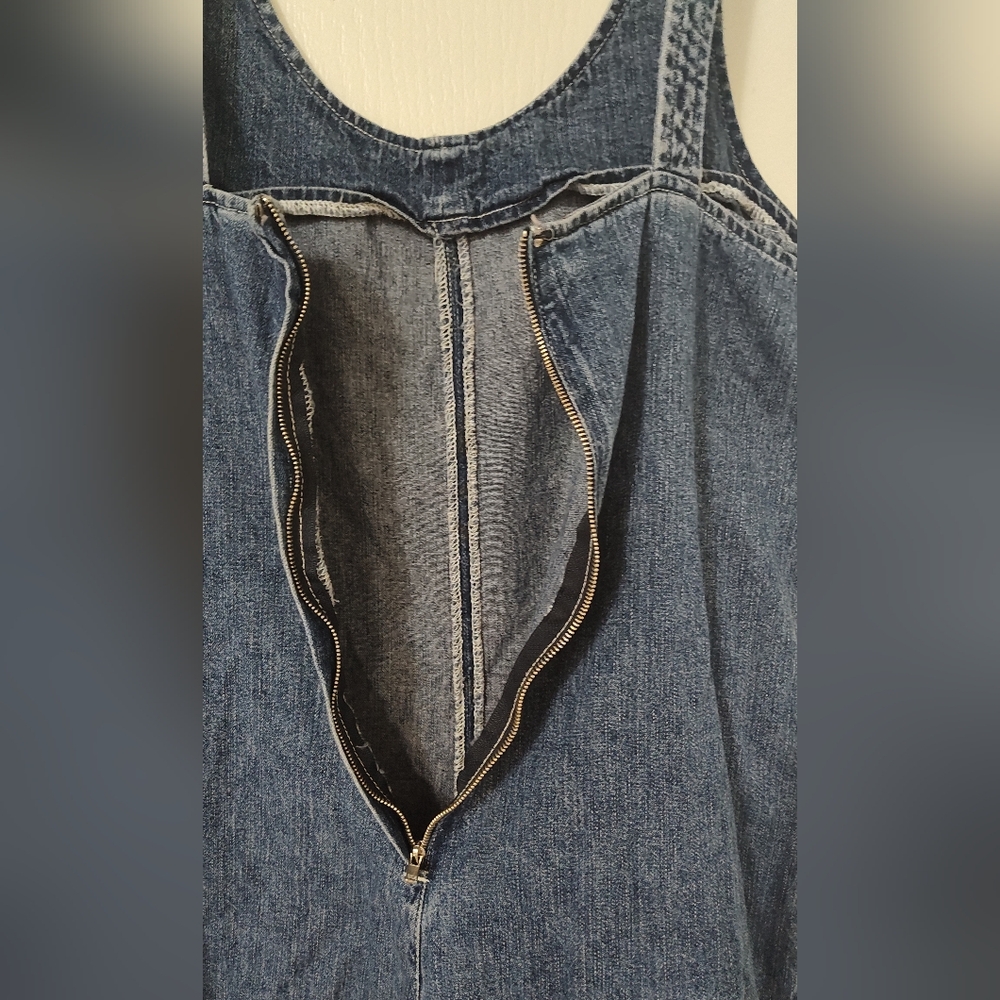Vintage 90's Esprit denim romper Size 8 - Picture 4 of 8